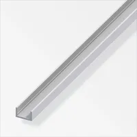 Alfer U-Profil 10 x 16.5 x 1000 mm silber