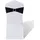 vidaXL Stuhlschleifen Stretch 25 St. Schwarz