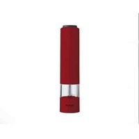 Michelino Elektrische Gewürzmühle Salz-/Pfeffermühle Grob- und Feinjustierung Rot