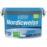SCHÖNER WOHNEN-Farbe Wandfarbe Nordicweiß  (Weiß, Matt, 2,5 l, Konservierungsmittelfrei)