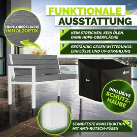 tillvex Gartenbank 300 x 0 x 0 cm Grau
