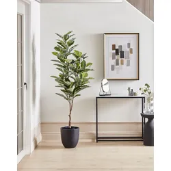 Kunstpflanze im Blumentopf 160 cm FICUS ELASTICA