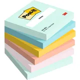 Post-it Notes 76 x 76 mm Beachside Collection, 6 Blöcken, 100 Blatt