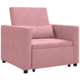 vidaXL 3-in-1 Schlafsofa Rosa