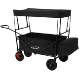 Bollerwagen Faltbar Dach Handwagen Klappbar Strandwagen Gerätewagen Kinderwagen