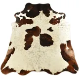 generisch Premium KUHFELL STIERFELL BRAUN Weiss 210 x 180 cm Fell Teppich VON KUHFELLE ONLINE
