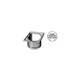 Viega Aufsatzrahmen 4922.4 in 150x150mm Kunststoff grau
