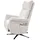 KAWOLA Relaxsessel NAMA Bouclé 78 x 111 x 86 cm hellgrau drehbar mit Kopfteil