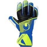 Uhlsport Absolutgrip HN Pro Jr., Kinder und Erwachsene Torwarthandschuhe, bleu Marine/Jaune Fluo, 4.5