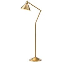 Elstead Lighting Stehlampe Standlampe Wohnzimmerlampe Stahl Messing H 167,3
