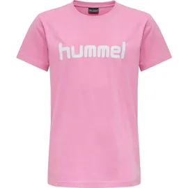 hummel Unisex Kinder Hmlgo Kids Cotton Logo S/S T-Shirt, Cotton Candy, 14 Jahre EU