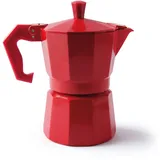 Excelsa Excèlsa Chicco Color Espressokocher, 3 Tassen, Rot