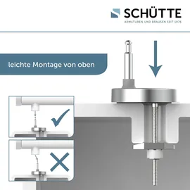 Schütte WC-Sitz »Grey HEXAGONS mit Absenkautomatik und Schnellverschluss