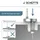 Schütte WC-Sitz »Grey HEXAGONS mit Absenkautomatik und Schnellverschluss