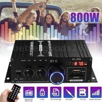 800W bluetooth Mini Verstärker HiFi Power Audio Bass AMP USB SD MP3 FM AutoHa