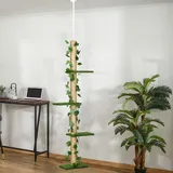 PawHut Kratzbaum, Katzenkratzbaum Deckenhoch, 202-242 cm, Höhenverstellbar