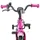 vidaXL Kinderfahrrad 14 Zoll Dunkelrosa