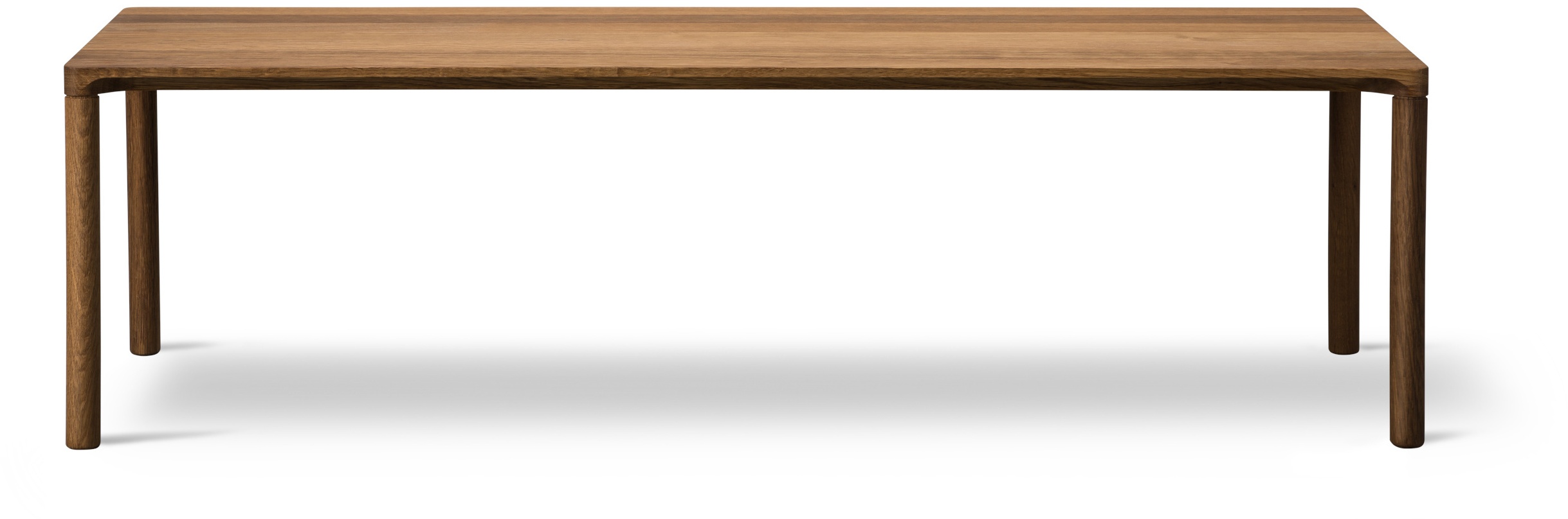 Piloti Wood Couchtisch, 120 x 39 cm, eiche geräuchert und geölt