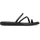 Crocs Miami Toe Loop Schwarz 37