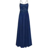 Vera Mont Abendkleid Glitzer-Look Dunkelblau/Grau 32