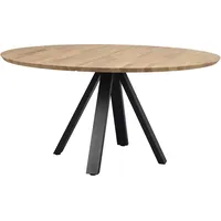 Rowico DAHEIM Esstisch Carradale 150 cm Holz Beige Natur