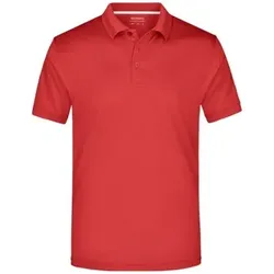Herren Poloshirt upgrade®-Silver JN401, rot, Größe XXL - rot - XXL