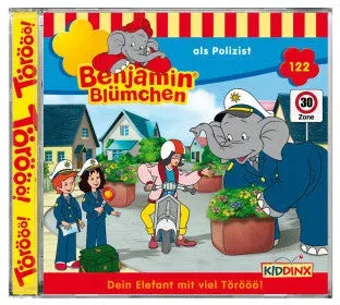 CD Benjamin Blümchen - Folge 122: Polizist, Kinder Wort-Hörspiel