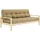Karup Design "KNOB", Schlafsofa clear/wheat beige 205x95x79 cm, / 190x130x40 cm