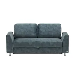 RUF Schlafsofa  Soluna Trapez ¦ türkis/petrol ¦ Maße (cm): B: 176 H: 84 T: 96