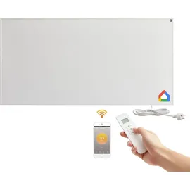 Arebos Infrarotheizung Infrarot Wandheizung Heizung Heizkörper Thermostat WIFI 700 W - Weiß