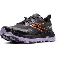 Brooks Damen Cascadia 18 Sneaker, Ebony Sweet Lavender Copper, 40 EU