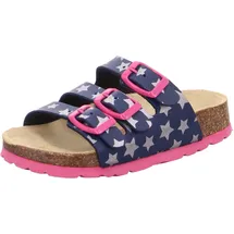 superfit Fußbettpantolette WMS: Mittel Blau/Pink 27