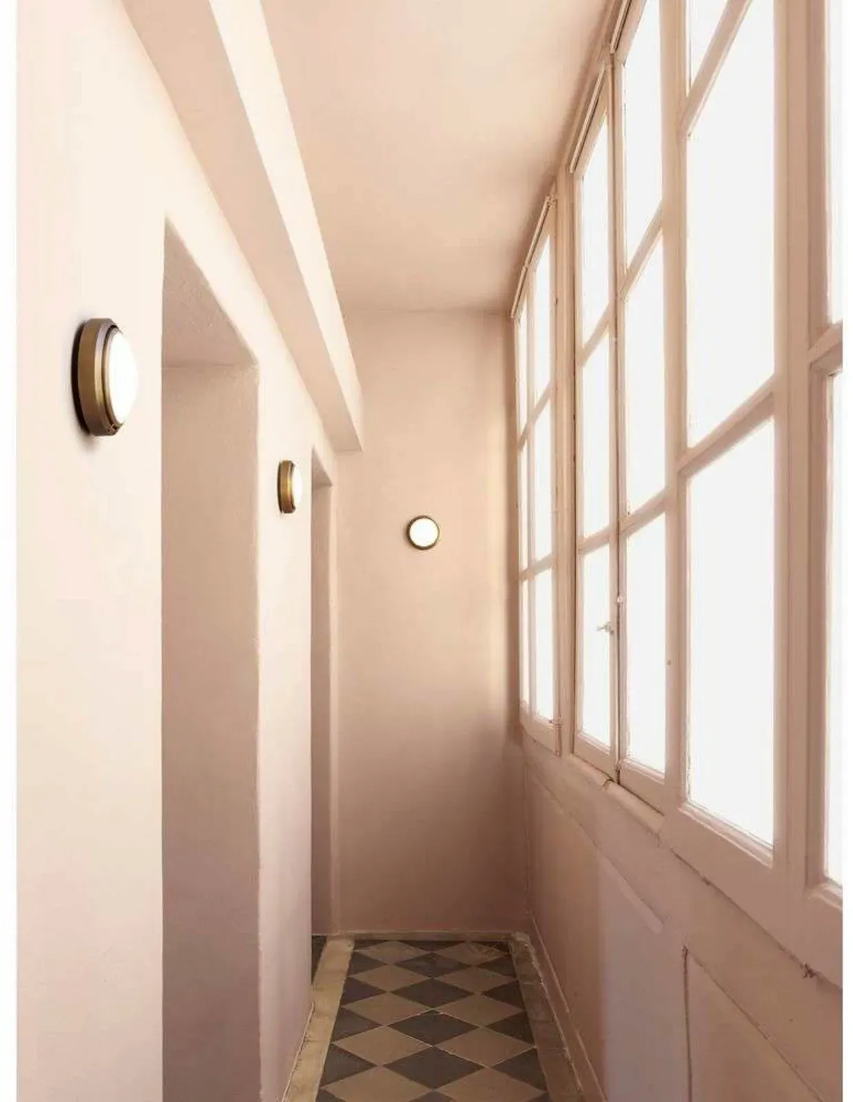 Wandleuchte Luceplan, Metallisch, für Flurbereich, Aluminium