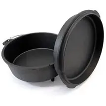 Origin Outdoors Dutch Oven 4,5 l Gusseisen grau/schwarz