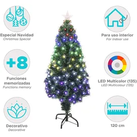 Wellhome 135 Rgb Weihnachtsbaum Grün 120 cm