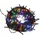 IDENA Lichterkette 200 LED bunt, mit 8 Stunden Timer Funktion und Transformator, ca. 27,9 m