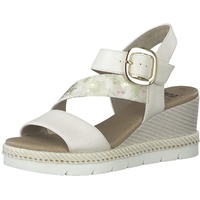 Jana Damen Sandalen mit Keilabsatz Sommer Vegan, Beige 1 (Beige), 39 EU