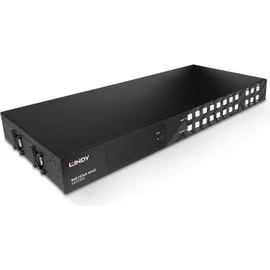 Lindy 38334 AV-Matrix-Umschalter, 3840 x 2160 Pixel, 18 Gbit/s, DTS, LPCM, Schwarz,