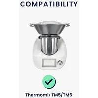 Kwmobile TPU Hülle transparent kompatibel mit Thermomix TM5 /