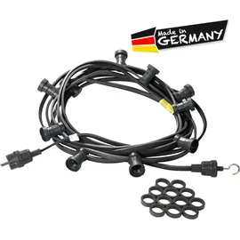 SPICELITE Illu Party Lichterkette 5 m LED spritzwassergeschützt schwarz