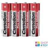 Camelion x Camelion LR6 AA Mignon Batterie PLus Alkaline 1,5V - x 4er Folie