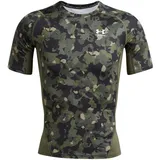 Under Armour HeatGear Printed Herren 390 - marine od green/white