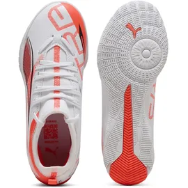 Puma Ultra 5 Match It Mid Kinder Puma White/Black/Glowing Red 34,5