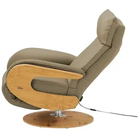 HIMOLLA Relaxsessel 7818 Leder 75 x 108 x 84 cm Beige elektrisch