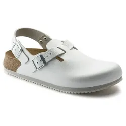 Clog Tokio Super Grip, Naturleder, weiß, Weite normal, Größe 35 - weiss - 35