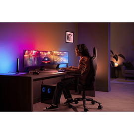 Philips Hue Play Gradient PC Lightstrip 3x 24/27” inkl. Bridge Starter Set 2000 - 6500
