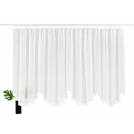 OTTO home Eby Kräuselband 400 x 100 cm Transparent/Weiß 1 St
