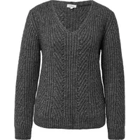 s.Oliver Strickpullover mit Glitzergarn und Pailletten-Details Grau 44