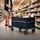 Relaxdays Bollerwagen faltbar blau