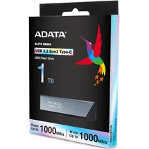 A-Data Adata UE800 1 TB USB-Stick aluminium (gebürstet), USB-C 3.2 Gen 2